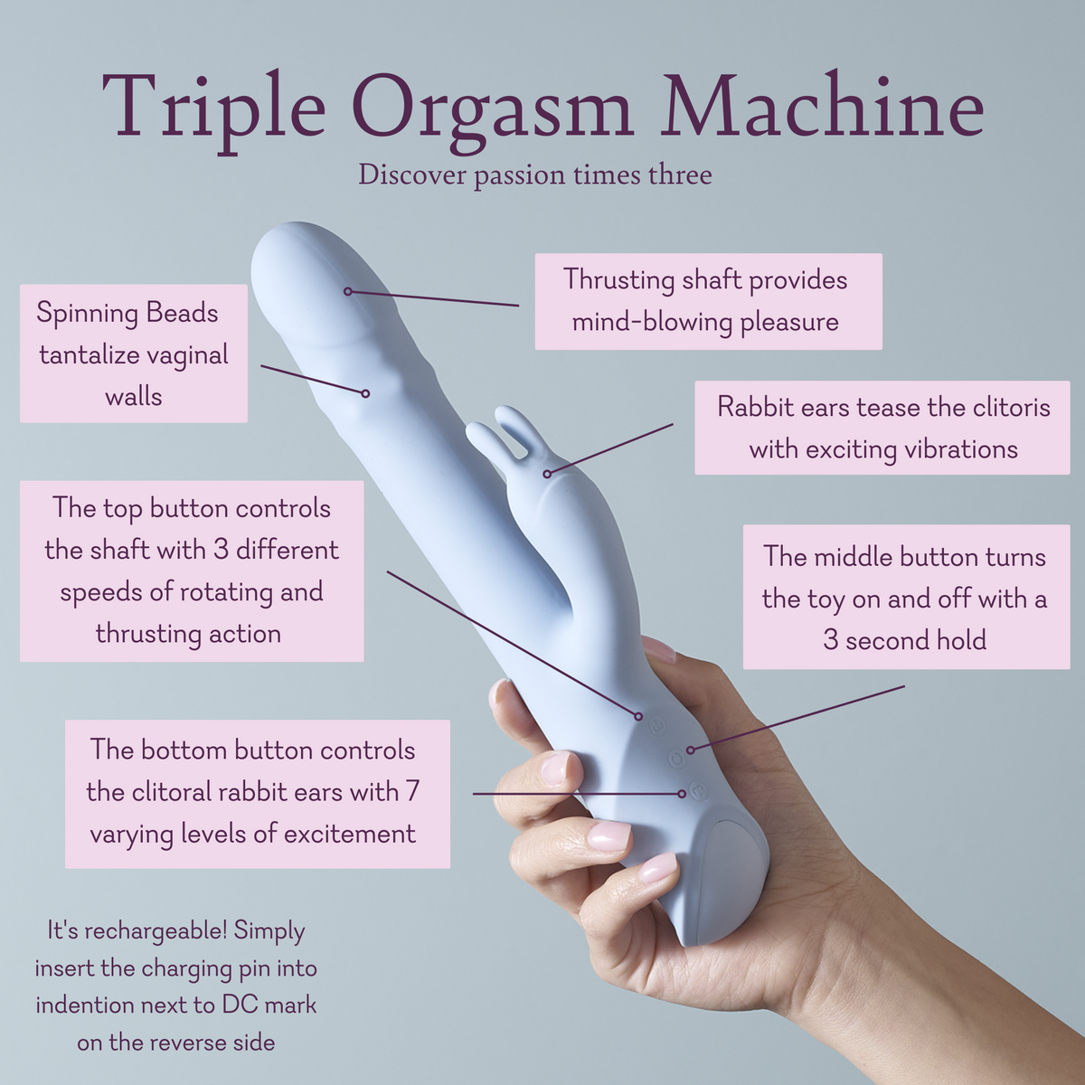 Triple Orgasm Machine – Pedido especial